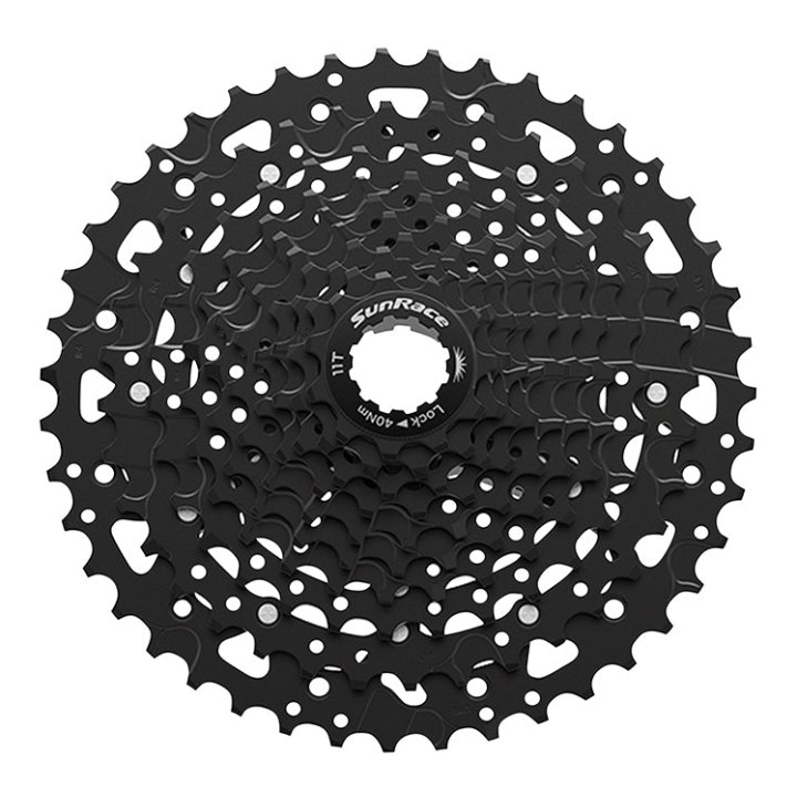Cassette 10V. Sunrace U-Series Csus400 11-43 VTT Noir (Livre En Boite) (11-13-15-17-20-23-26-30-36-43) - Compatible Shimano Cues, Linkglide