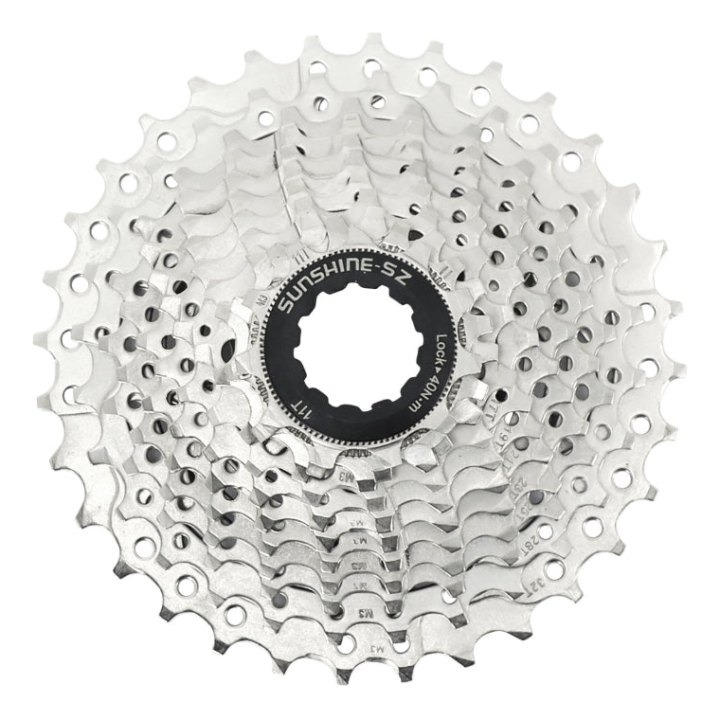 Cassette 11V. P2R 11-32 Pour Shimano-Sram Route Argent (Vendu En Boite) (11-12-13-14-15-17-19-21-24-28-32)