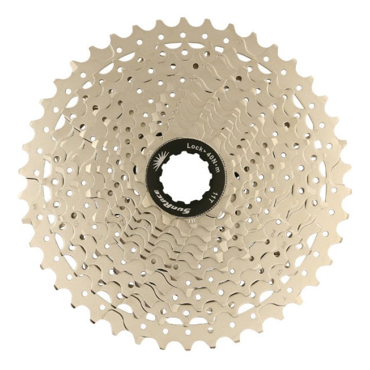 Cassette 11V. Sunrace Ms8 11-42 VTT Pour Shimano Metallic Argent (Livre En Boite) (11-13-15-17-19-21-24-28-32-36-42) (2 Blocs + Pignons)