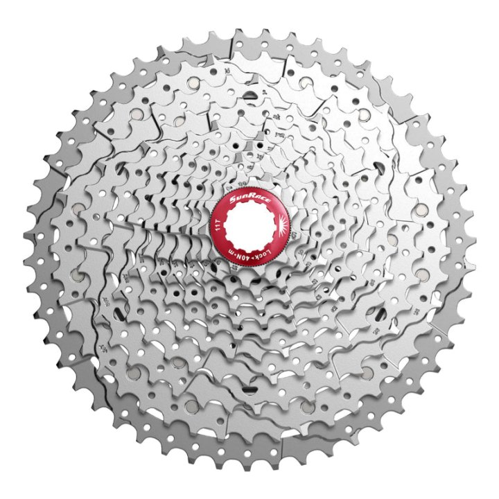 Cassette 11V. Sunrace Mx8 11-51 VTT Pour Shimano Metallic (Livre En Boite)