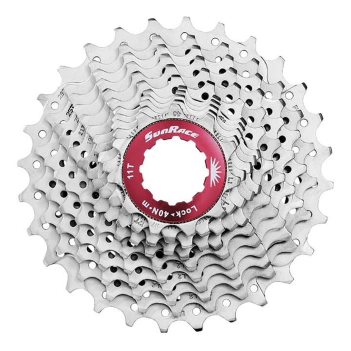 Cassette 11V. Sunrace Rx11 11-34 Route - Gravel Pour Shimano (Niveau 105) Metallic Argent (Livre En Boite) (11-13-15-17-19-21-23-25-27-30-34)
