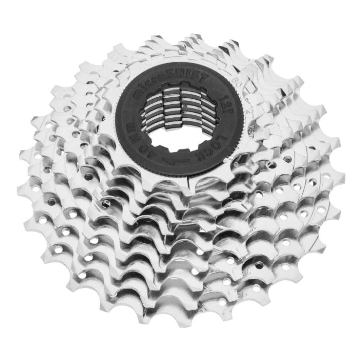Cassette 9V. Microshift 12-25 Pour Shimano-Sram Route Argent (Vendu A L Unite) (12-13-14-15-17-19-21-23-25) (Offre Spéciale)