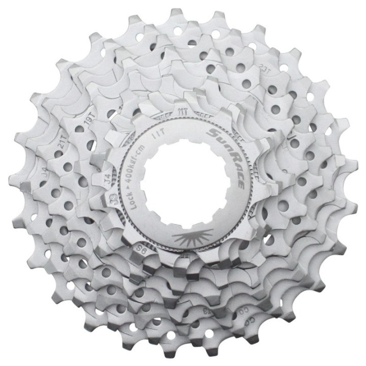 Cassette 9V. Sunrace R91 11-25 Route Pour Shimano Nickel (Livre En Boite) (11-12-13-15-17-19-21-23-25)
