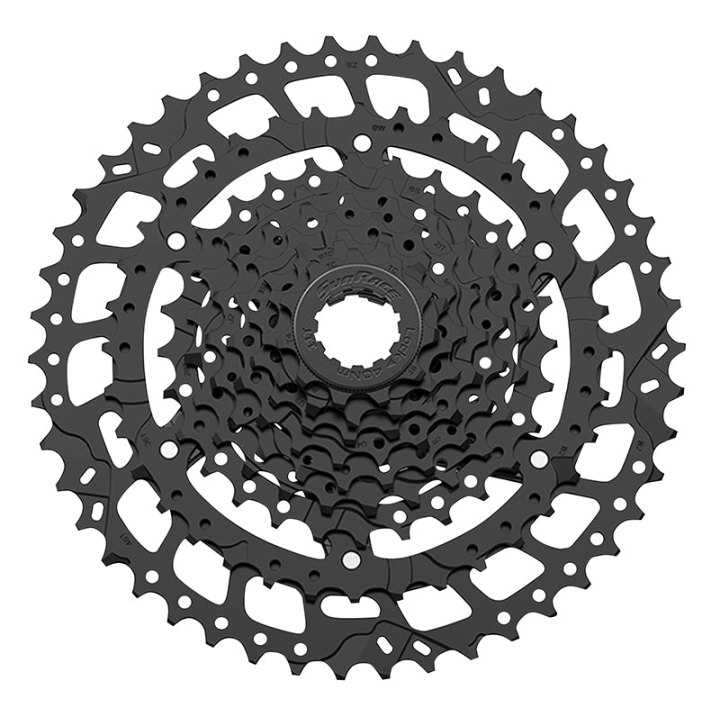 Cassette 9V. Sunrace U-Series Csu980 11-46 VTT Noir (Livre En Boite) (11-13-15-18-21-24-28-36-46) - Compatible Shimano Cues, Linkglide
