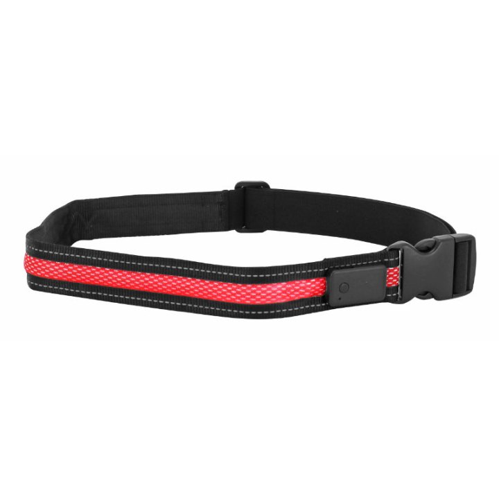 Ceinture Éclairage Vélo Usb Avec Telecommande 2 Modes Flash Et Continu - Permet D'Etre Vu