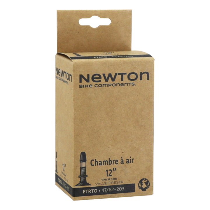 Chambre A Air Vélo 12 X 1.7-1.9 (1-2 X 1.75-2 1-4) Newton Valve Presta