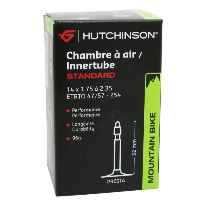 Chambre A Air Vélo 14 X 1.75 Hutchinson Valve Presta 32 mm 80G