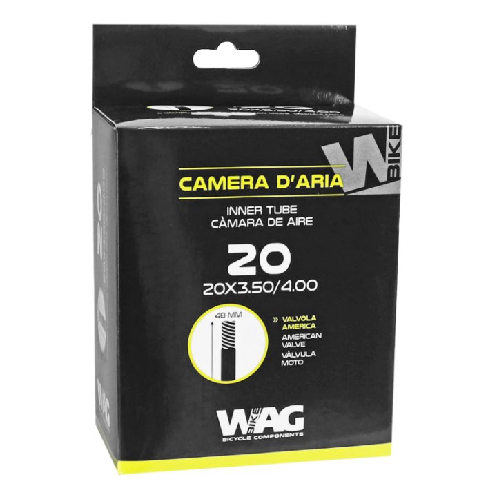 Chambre A Air Vélo 20 X 3.50-4.00 P2R Valve Standard (Pour Fat Bike)
