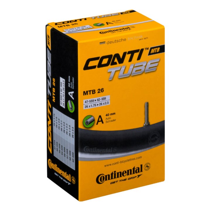 Chambre A Air Vélo 26 X 1.75-2.50 Continental Valve Standard 40 mm