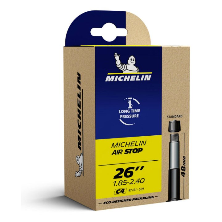 Chambre A Air Vélo 26 X 1.85-2.40 Michelin C4 Valve Standard 48 mm