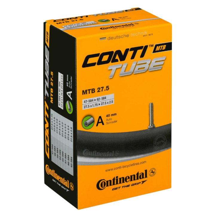 Chambre A Air Vélo 27.5 X 1.75-2.50 Continental Valve Standard 40 mm