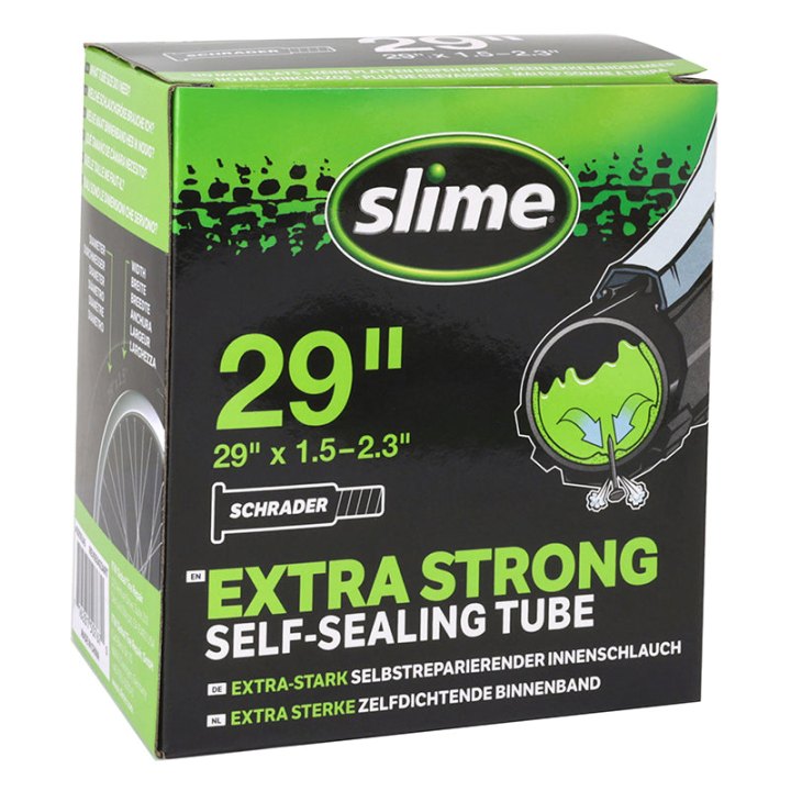 Chambre A Air Vélo 29 X 1.85-2.20 Slime Valve Standard Obus Demontable Avec Liquide Anti-Crevaison
