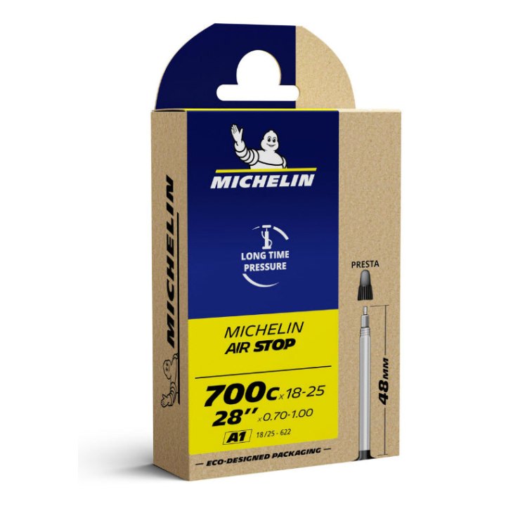 Chambre A Air Vélo 700 X 18-25 Michelin A1 Valve Presta 48 mm 95G