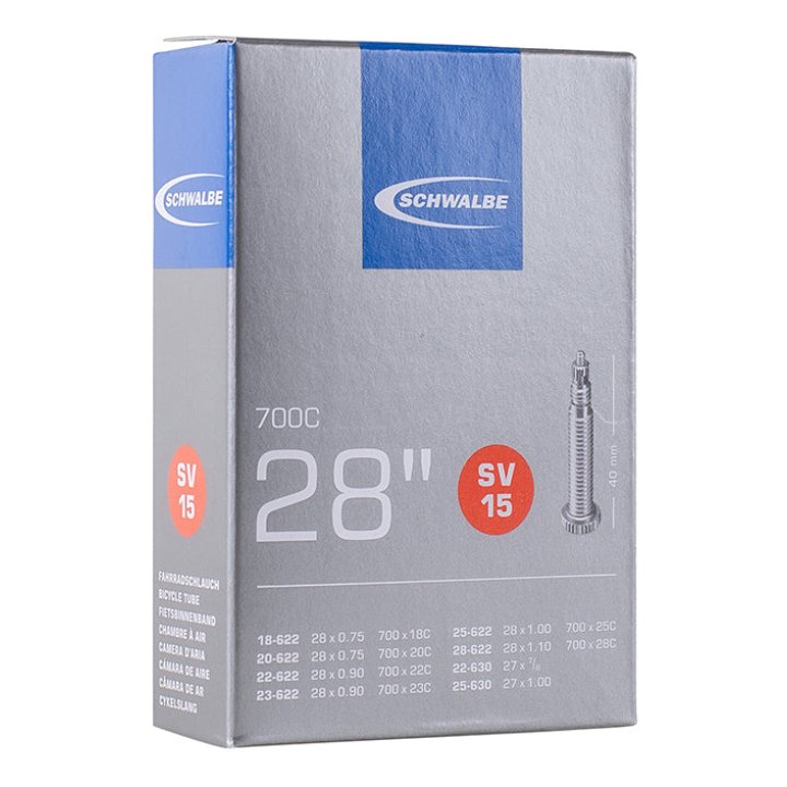Chambre A Air Vélo 700 X 18-25 Schwalbe Valve Presta Obus Demontable Tout Alu (Sv15)