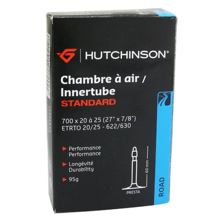 Chambre A Air Vélo 700 X 20-25 Hutchinson Valve Presta 60 mm 95G