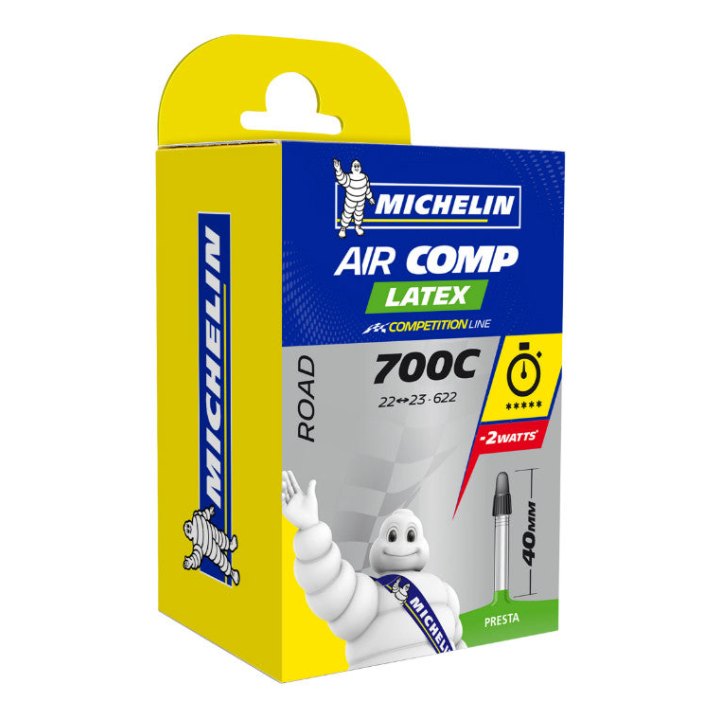 Chambre A Air Vélo 700 X 22-23 Michelin A1 Latex Valve Presta 40 mm 80G (Offre Spéciale)