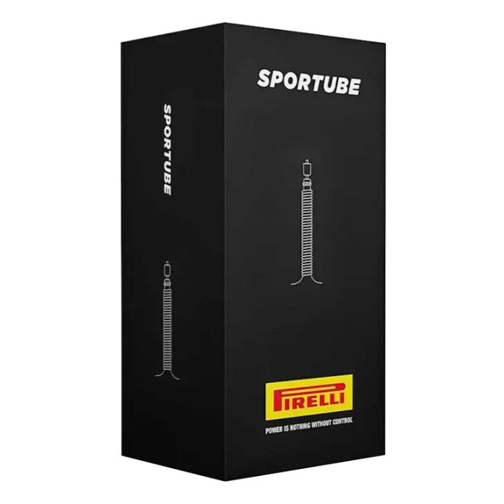 Chambre A Air Vélo 700 X 23-30 Pirelli Sportube Valve Presta Argent 48 mm