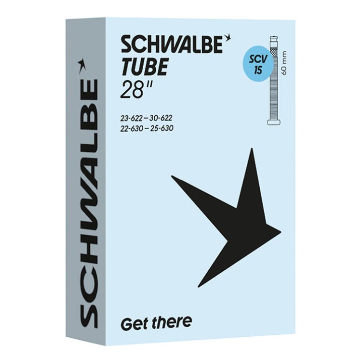 Chambre A Air Vélo 700 X 23-30 Schwalbe Clik Valve 60 mm (23-30X622-630) (Scv15)