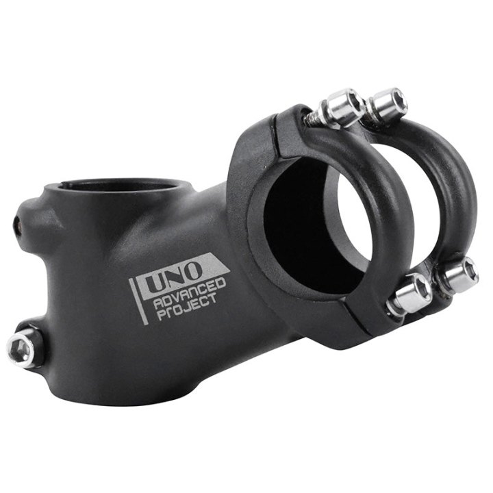 Potence Route-VTT Noir Capot Noir Releve 25° 31.8 L 70 mm