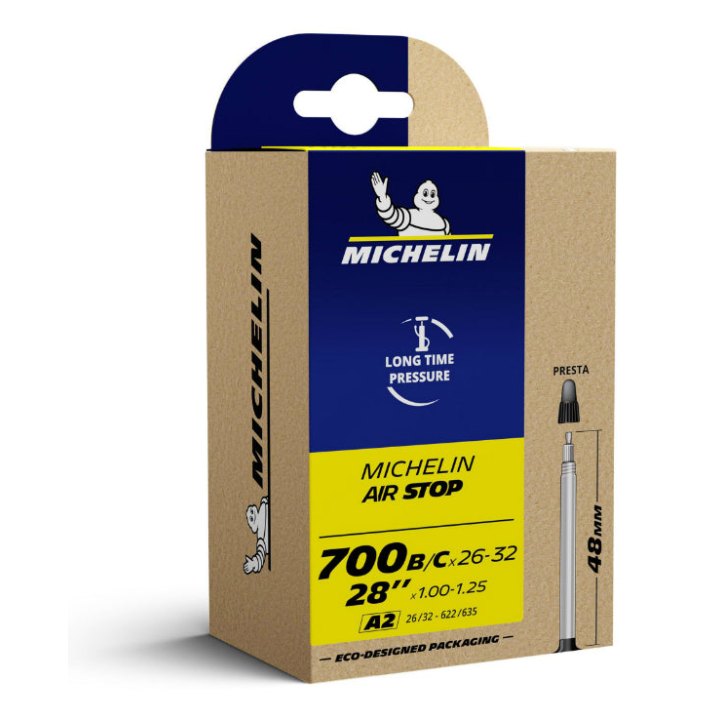 Chambre A Air Vélo 700 X 26-32 Michelin A2 Valve Presta 48 mm 125G