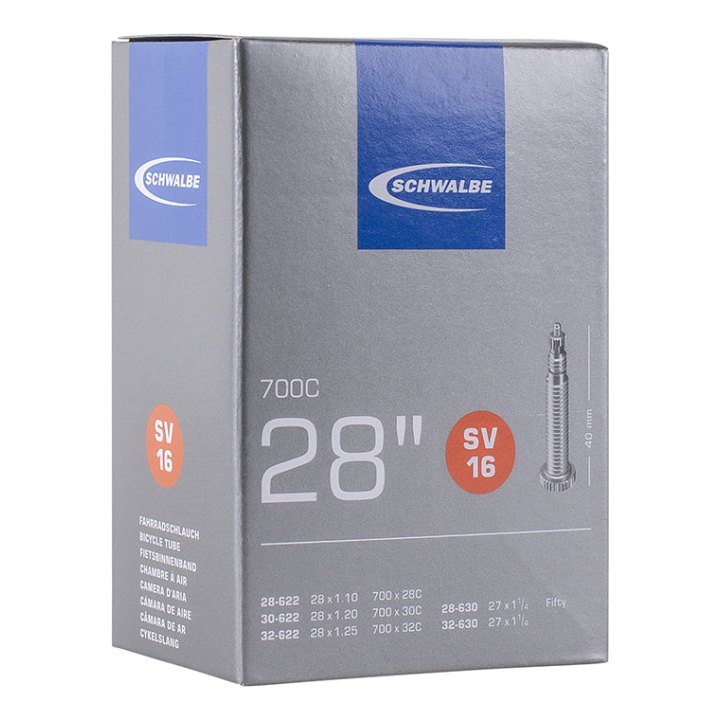 Chambre A Air Vélo 700 X 28-32 Schwalbe Valve Presta 40 mm (Sv16)