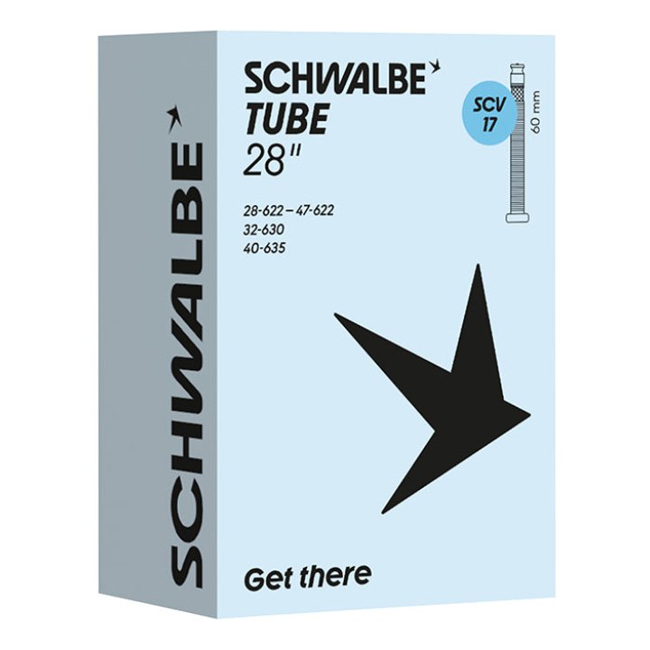 Chambre A Air Vélo 700 X 28-47 Schwalbe Clik Valve 60 mm (28-47X622-635) (Scv17)