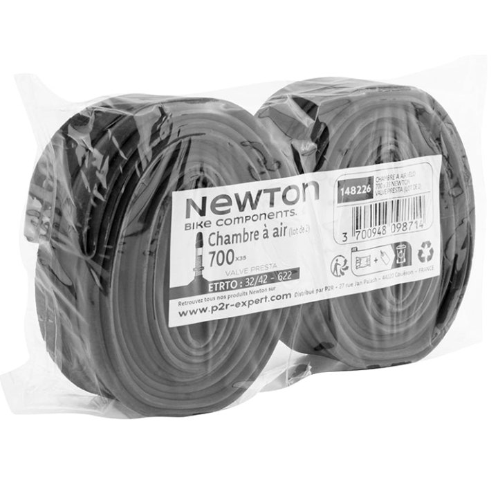 Chambre A Air Vélo 700 X 35 Newton Valve Presta (Lot De 2)