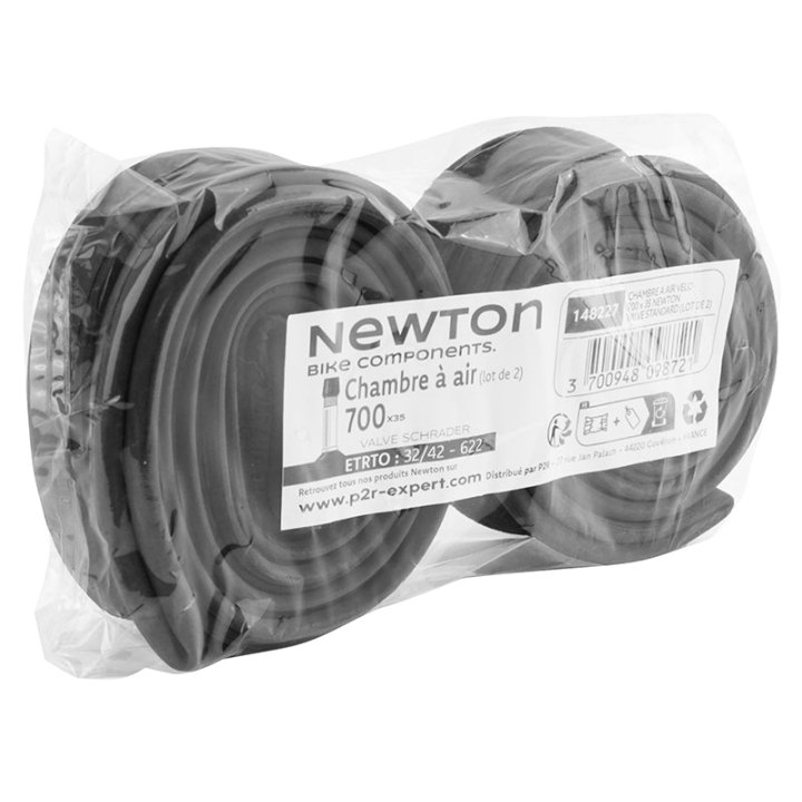 Chambre A Air Vélo 700 X 35 Newton Valve Standard (Lot De 2)