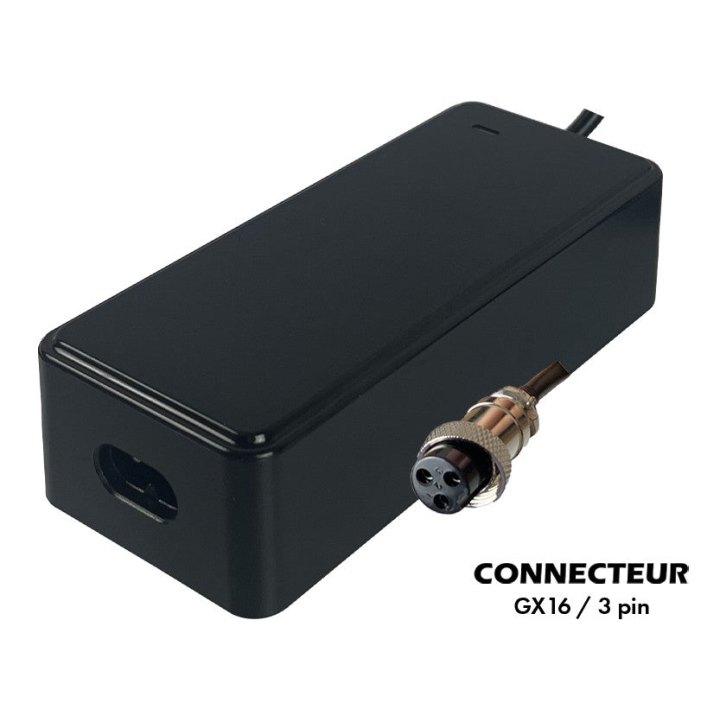 Chargeur 24V ➡️ 29.4V / 2A (connecteur GX16-3p)
