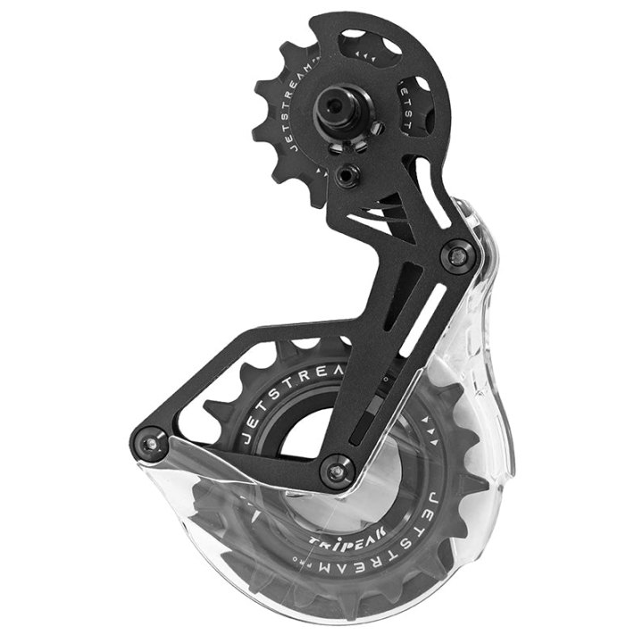 Chape Dérailleur Aero-Wing Opw Tripeak 12-18 Dents 12-11X2V. Shimano Dura-Ace R9200-R9100 - Ultegra R8100-8000 Noir Aluminium (Garantie 4 Ans)