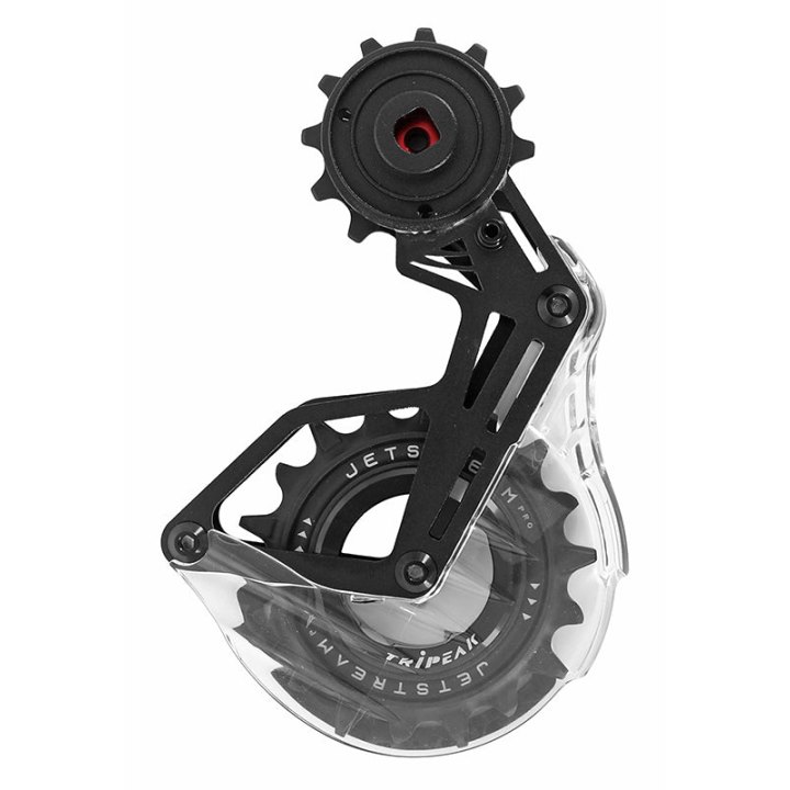 Chape Dérailleur Aero-Wing Opw Tripeak 12-18 Dents 12X2-1V. Sram Axs Red-Force-Rival-Red E-1 Noir Aluminium (Garantie 4 Ans)