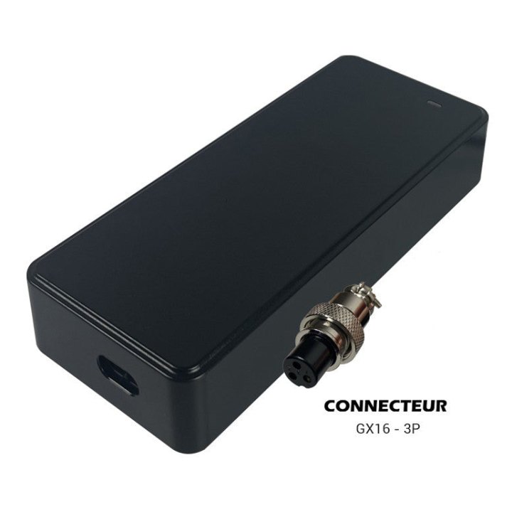 Chargeur 52V ➡️ 58.8V / 2A (connecteur GX16-3p)