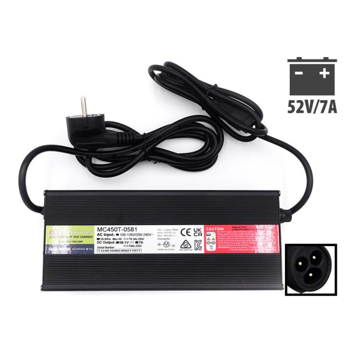 Chargeur rapide Dualtron Mini 52V 7A LP-16
