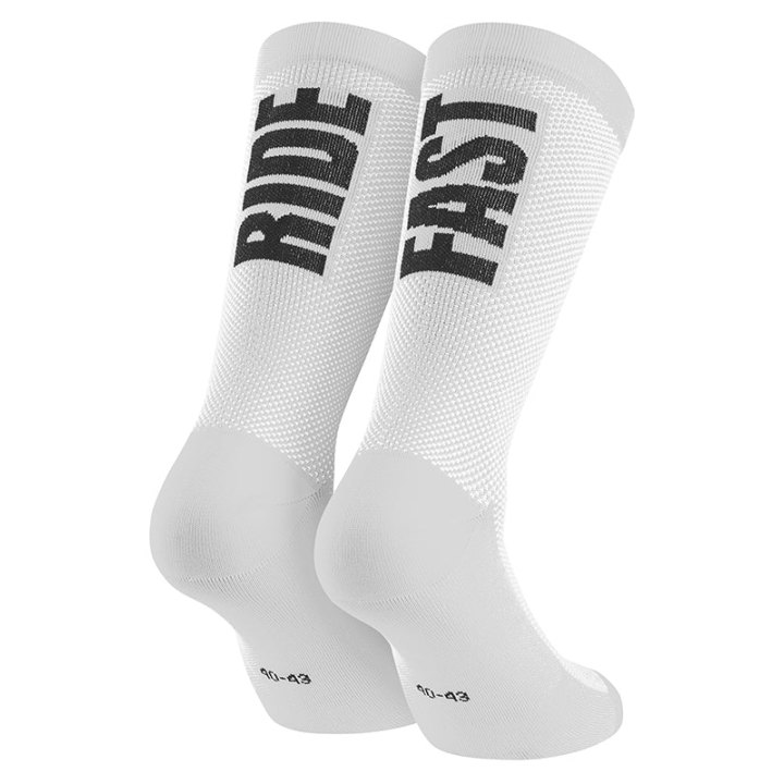Chaussettes - Socquettes Été Gist Ride Fast Blanc 36-39 Antibacterien - Hauteur 22 cm (Paire)