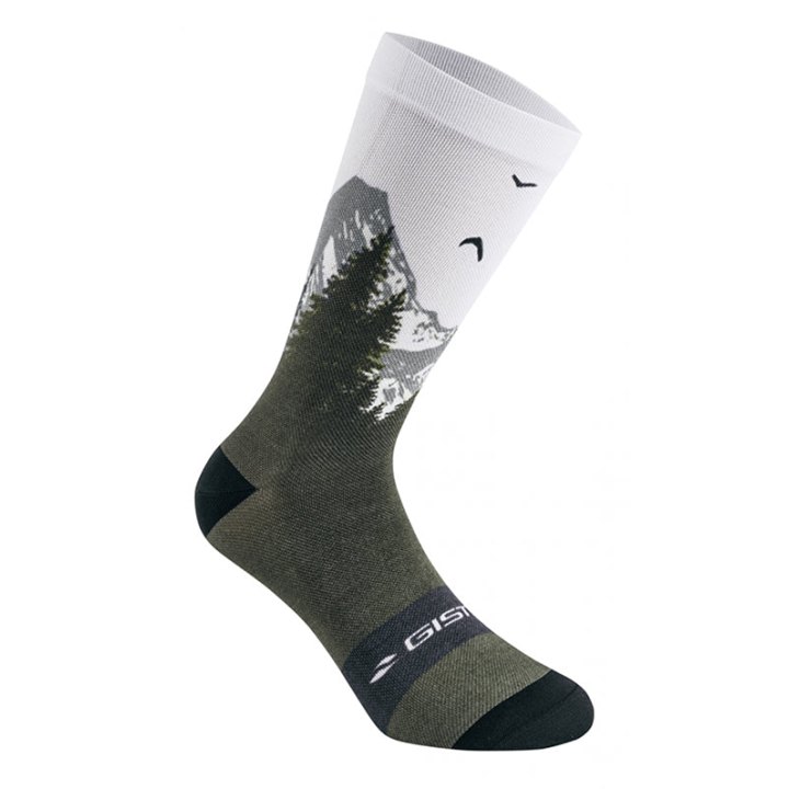Chaussettes - Socquettes Été Gist Trendy Blanc Montagne 38-42 Ecologique - Hauteur 20 cm (Paire)