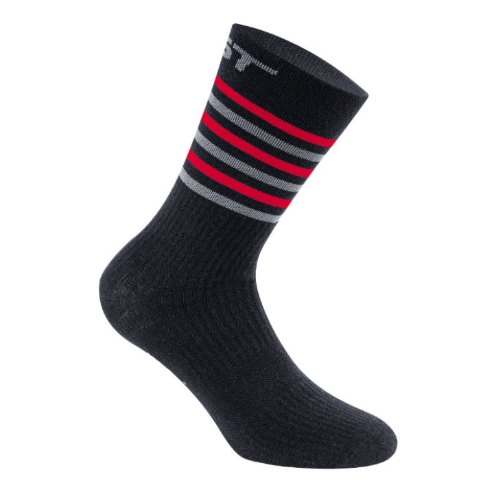 Chaussettes - Socquettes Hiver Gist Climatic Noir-Rouge 40-43 (Paire) Antibacterien