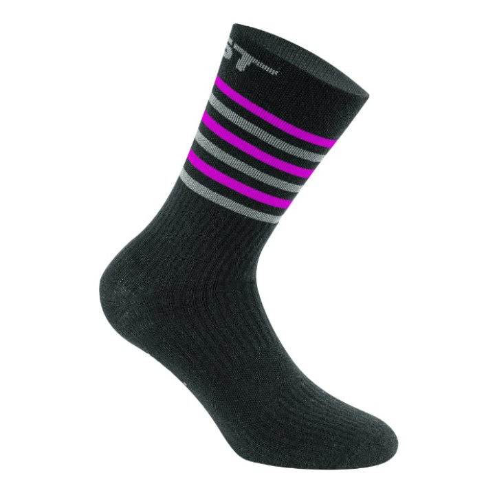 Chaussettes - Socquettes Hiver Gist Climatic Noir-Violet 36-39 (Paire) Antibacterien