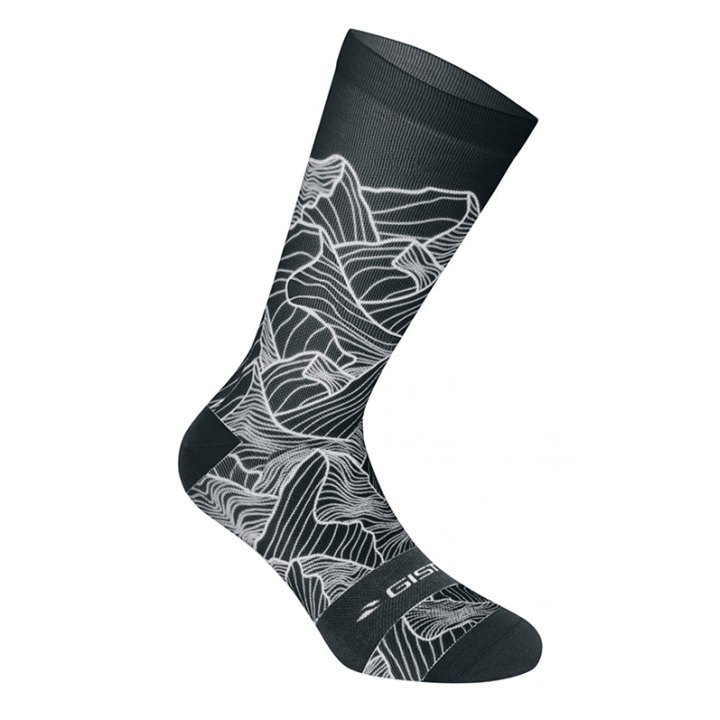 Chaussettes - Socquettes Été Gist Trendy Noir Altitude 38-42 Ecologique - Hauteur 20 cm (Paire)