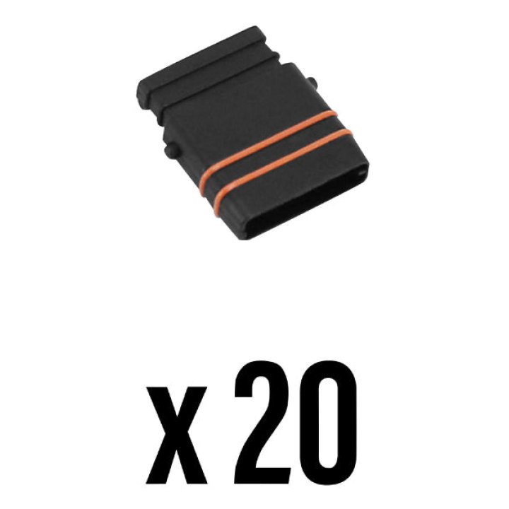 Connectique Brose - Plug Pour Fermer Une Connexion Électrique Non Utilisee Ref C51636 (Vendu Au Sachet De 20)
